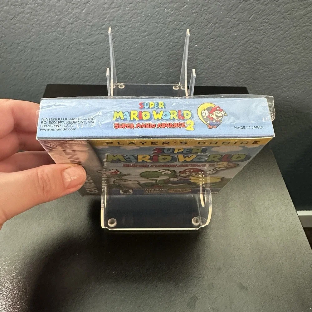 Super Mario World Super Mario Advance 2 (Gameboy Advance GBA) w/Poster CIB VTG